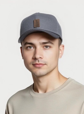 Картинка кепка Skully Wear BQM-520 Dark Grey - 5