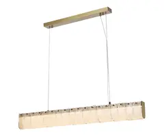 07599-90L,36 Люстра Гэлли латунь w90*8 h200 Led 32W (3000K). ТМ Kink Light