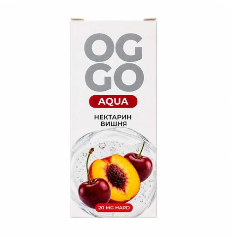 Жидкость OGGO AQUA 2% HARD Salt 30 ml - НЕКТАРИН ВИШНЯ