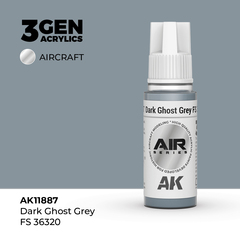 Акриловая краска AK Interactive Dark Ghost Grey FS 36320 3GEN AIR, 18мл