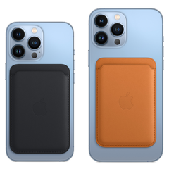 Карман-Чехол для телефона APPLE iPhone Leather Wallet with MagSafe - Sequoia Green (MM0X3ZM/A)