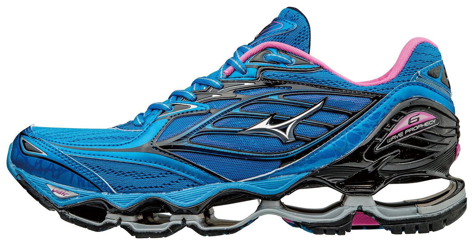 Кроссовки для бега женские Mizuno Wave Prophecy 6 синие - 3