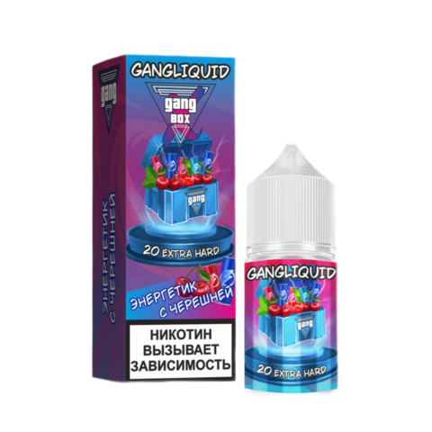 Жидкость Gang XBOX 2% Extra Hard 30ml - Энергетик с Черешней
