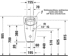 Duravit ME by Starck 2809310093 Писсуар