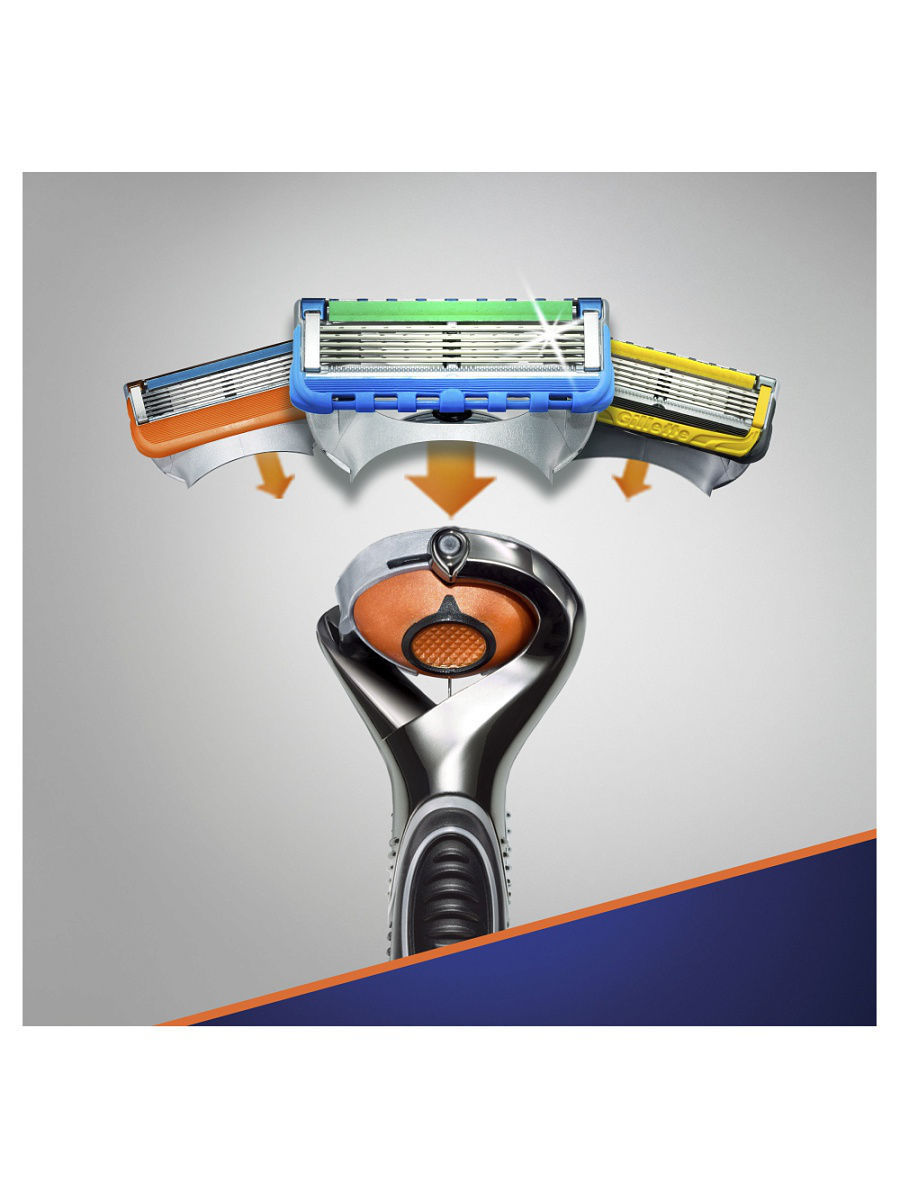 Бритвенный станок Gillette Fusion 5 Proglide Power flex ball с 1 кассетой