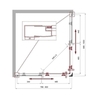 BelBagno Uno-195 UNO-195-AH-2-100/80-C-NERO Душевой уголок прямоугольный, 100x80, цвет: чёрный