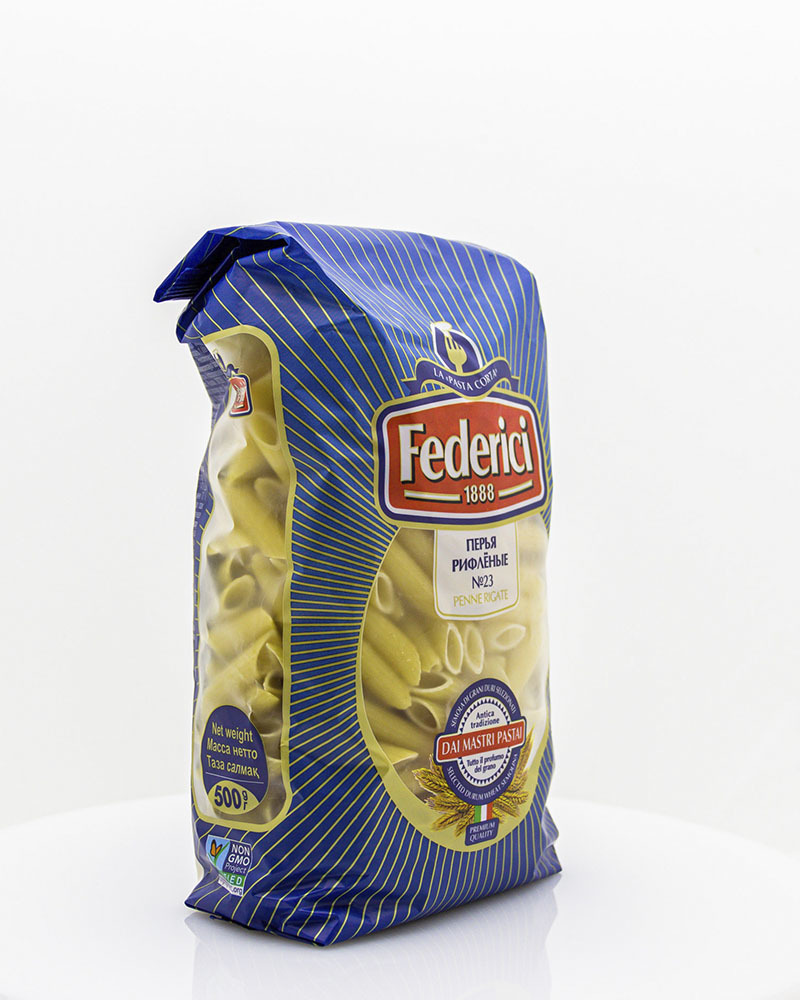 Макаронные изделия Federici Перья рифлёные 500 г