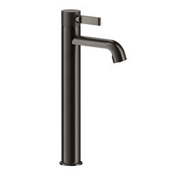 Gessi Inciso 58004#299 Смеситель для раковины на 1 отверстие, высокий h=337мм, без донного клапана Цвет: nero XL фото