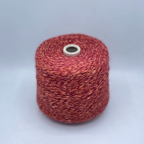 Бобинная пряжа (пр.Италия),art-Filato Free 170м/100гр, 40% Меринос, 6% Мохер, 20% Хлопок, 20% Полиамид, 8% Полиакрил, цвет- Морковный,мулине, арт.28011