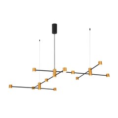 SL1596.423.22 Светильник подвесной ST-Luce Золотистый, Черный/Белый LED 22*3W 3000K