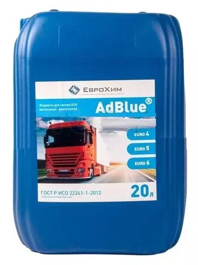Водный раствор мочевины ЕВРОХИМ AdBlue 20 л
