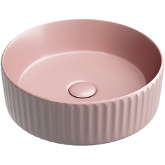 Ceramica Nova Element CN6057MP Умывальник чаша накладная круглая, 36x36, цвет: розовый фото