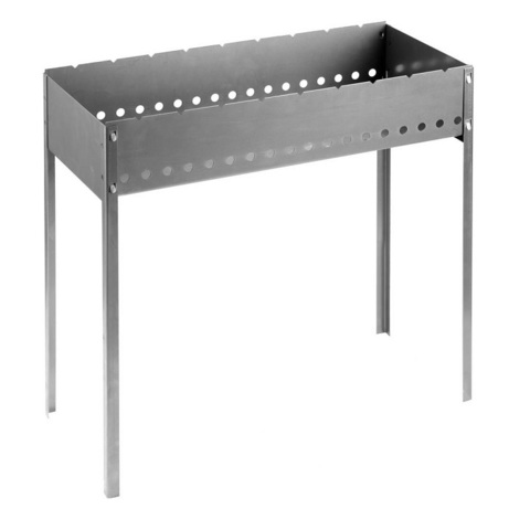 GRINDA Barbecue, 700 х 300 х 700 мм, сталь, 1.5 мм, в коробке, сборный мангал (427783)