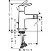 Hansgrohe Talis S 72200000 Смеситель для биде однорычажный с донным клапаном