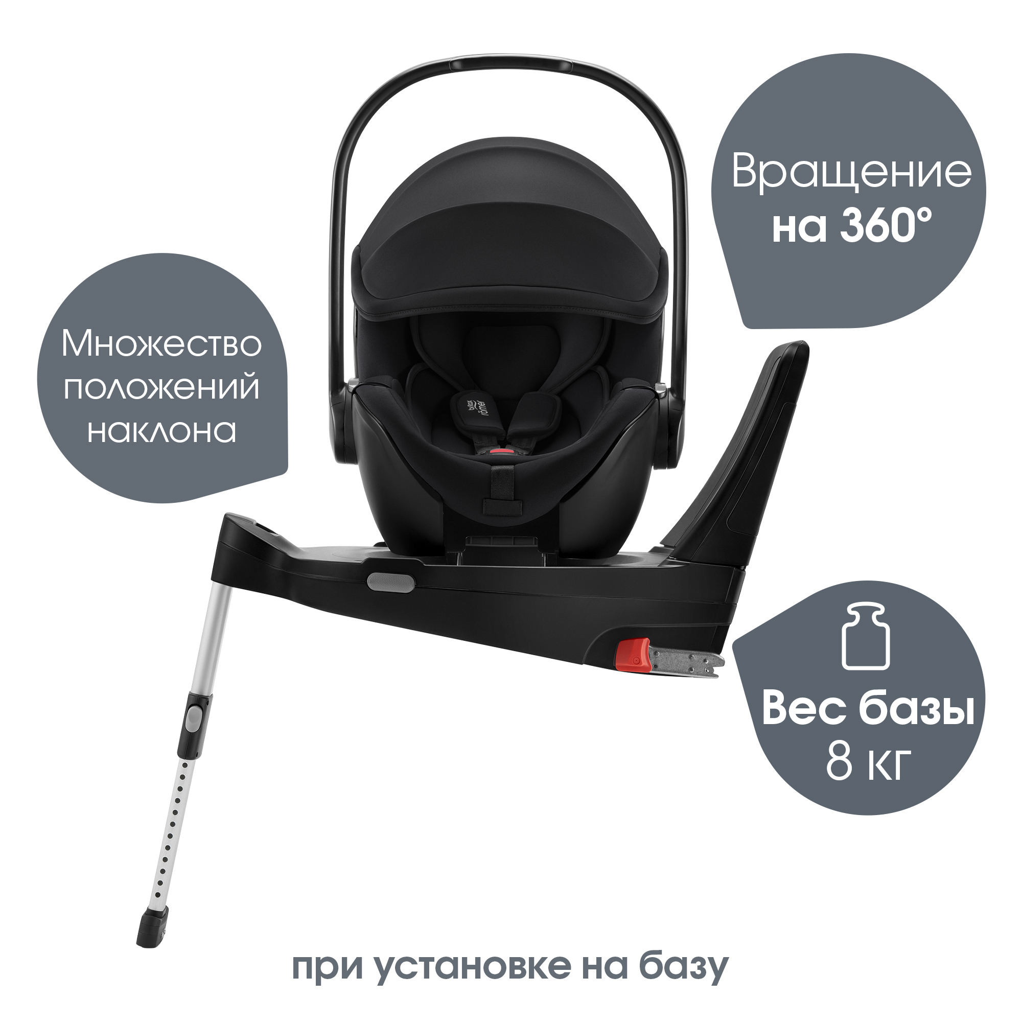 Комплект BABY-SAFE PRO Style | Mineral Grey + VARIO BASE 5Z