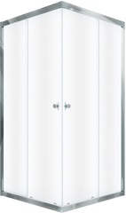 DIWO Анапа Щ0000058926 Душевой уголок 80x80, профиль хром глянец фото
