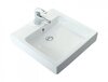 Creavit TP250-00CB00E-0000 Раковина мебельная накладная 50x50, цвет: белый (глянцевый)