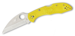 Фото Складной нож Salt 1 Spyderco, сталь H-1 Black, рукоять термопластик FRN