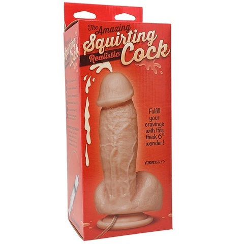 Фаллоимитатор с семяизвержением The Amazing Squirting Realistic® Cock - White