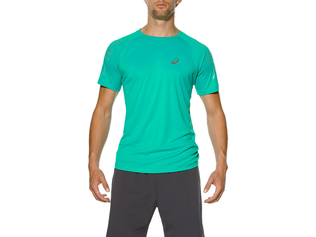 ASICS STRIPE SS TOP мужская спортивная футболка