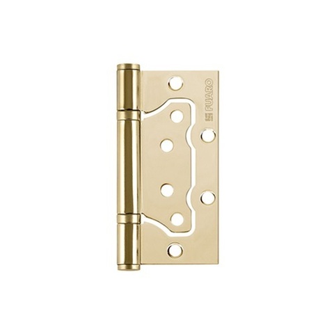 Петля универсальная без врезки FUARO 500-2BB/BL 100x2,5 PB латунь /31051/ (1 шт)1