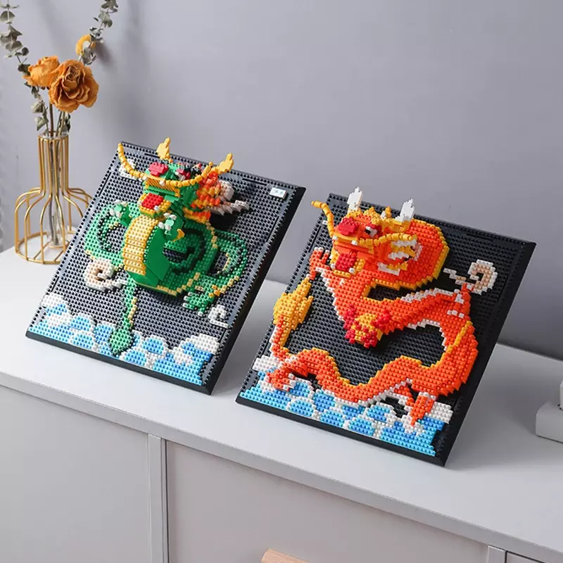 Зеленый Дракон 3D конструктор