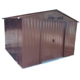 Металлический сарай GreenStorage Арчер D 267х245 коричневый