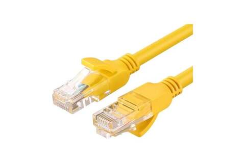Кабель UGREEN NW103 (11232) Cat 5e UTP Ethernet Cable, 3м, жёлтый