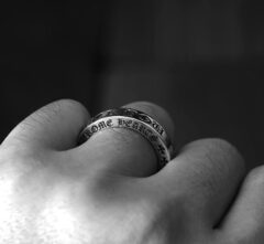 Кольцо FUCK YOU SPACER RING из серебра 925 пробы в стилистике CHROME HEARTS