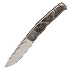 Фото Складной нож Aragil Rikeknife, сталь M390, рукоять титан/карбон