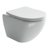 Ceramica Nova CN4002_1001CH_1000 Комплект: Подвесной унитаз + Шумоизоляционная панель для инсталляции + Система инсталляции для унитазов с кнопкой смыва