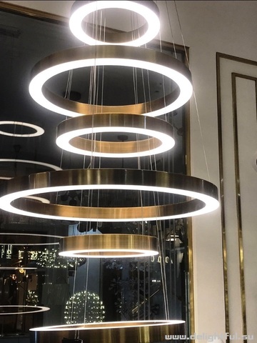 Light Ring Lamp  by  HENGE style  ( 90 CM )