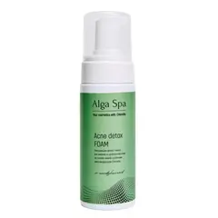 Детокс-пенка Alga Spa очищающая для жирной и проблемной кожи "Acne detox FOAM", 150мл