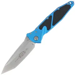 Фото Складной нож Microtech Socom Elite Tanto 161-10BL, сталь M390, рукоять алюминий, синий