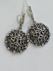Самарканд (серьги из серебра)