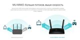 Wi-Fi роутер маршрутизатор беспроводной TP-Link Archer MR600 AC1200 Двухдиапазонный гигабитный 4G+ Cat6 интернет-центр