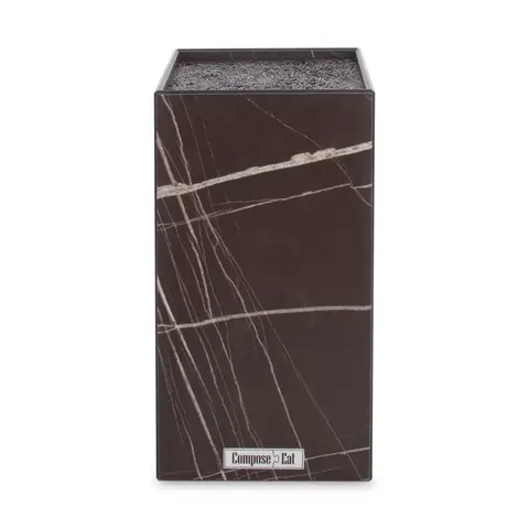 Подставка для кухонных ножей мрамор Сахара Brown 12х24 см. ComposeEat Elegance арт. PDN113079OA4