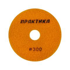 Круг алмазный гибкий шлифовальный ПРАКТИКА 100 мм для мокрого шлифования, P 300 (925-457)