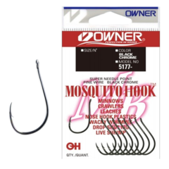 5177 № 08 Крючки OWNER Mosquito Hook / продажа от 5 уп.