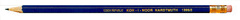 Карандаш чернографитный KOH-I-NOOR 1396 с ластиком, HB ,корпус синий