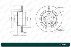 Диск тормозной G-brake  GR-21381