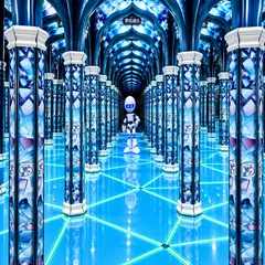 Тематический зеркальный лабиринт с LED-подсветкой, 50–300 м²
