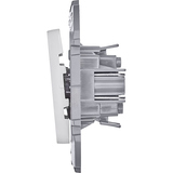 Переключатель одноклавишный - Legrand Inspiria - 10АХ 250В безвинтовые зажимы - белый — фото 5