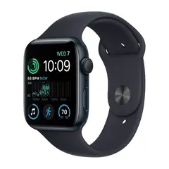 Умные часы Apple Watch SE (2022) GPS, 44mm, Aluminium Case with Sport Band S/M, Midnight (Темная ночь)