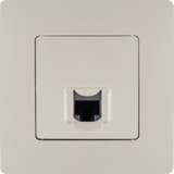 ETIKA Розетка компьютерная RJ45 категория 5Е UTP 6723411 слоновая кость LEGRAND — фото 4