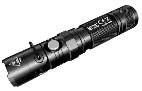 Фонарь ручной Nitecore MH10 черный лам.:светодиод. 18650/CR123x1 (17373)