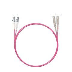 Патч Корд Оптоволоконный SC/UPC-LC/UPC MM OM4 50/125 Duplex 3.0мм 1 м