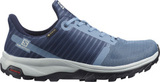 Премиальные непромокаемые кроссовки внедорожники Salomon Outbound Prism GTX W Copen Blue/Dark Denim женские