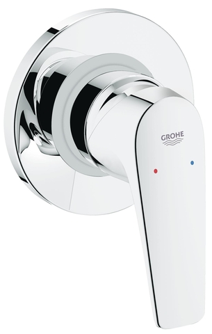 Смеситель для душа GROHE BauFlow скрытого монтажа, в комплекте с монтажной частью, хром (29046000)