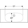 Geberit Acanto 500.634.01.2 Раковина 90x42.2см, белый